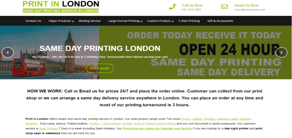 Print In London