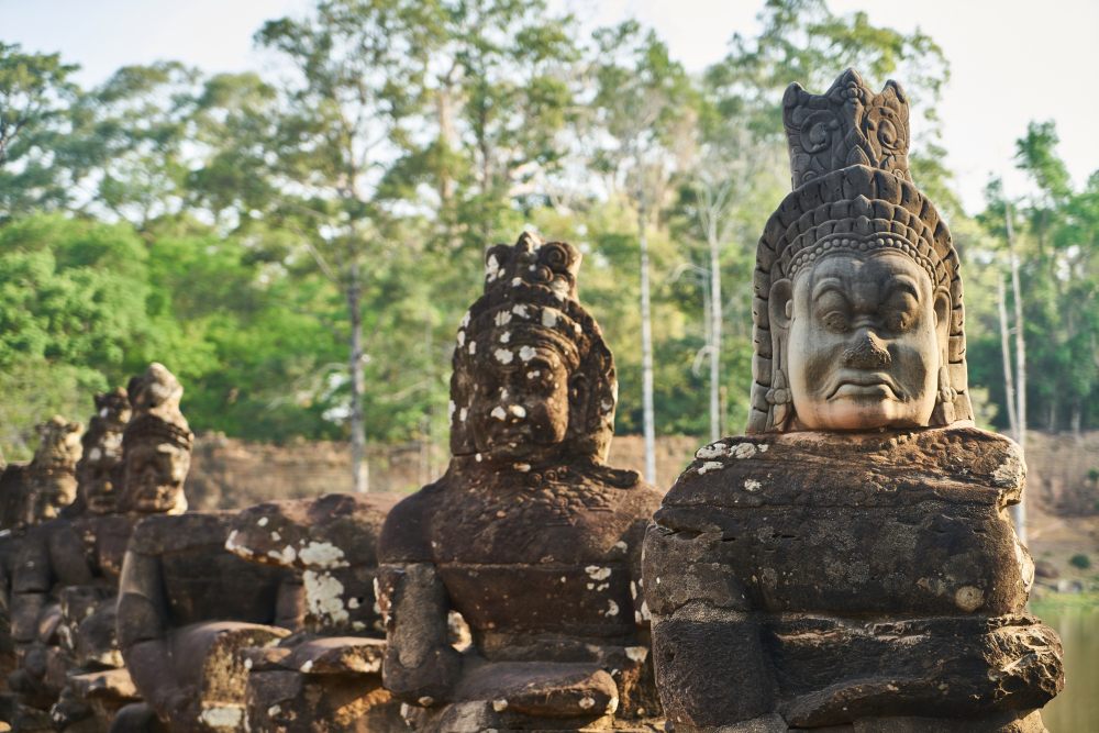 This landmark from Cambodia pulls visitors from all over the globe.